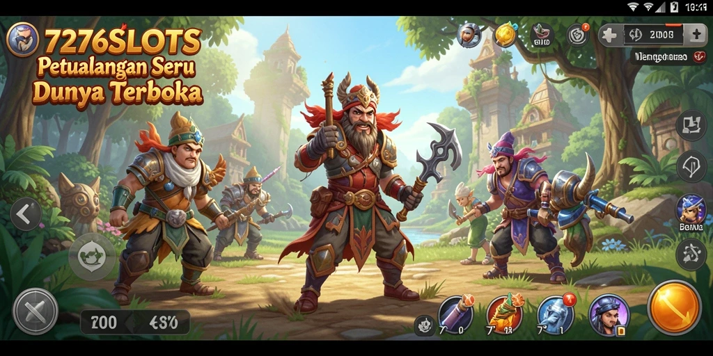 Tampilan menarik dunia Open World dalam 7276SLOTS.