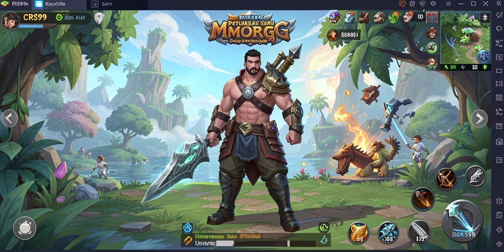 Gameplay menarik di dunia fantastis CRS99.