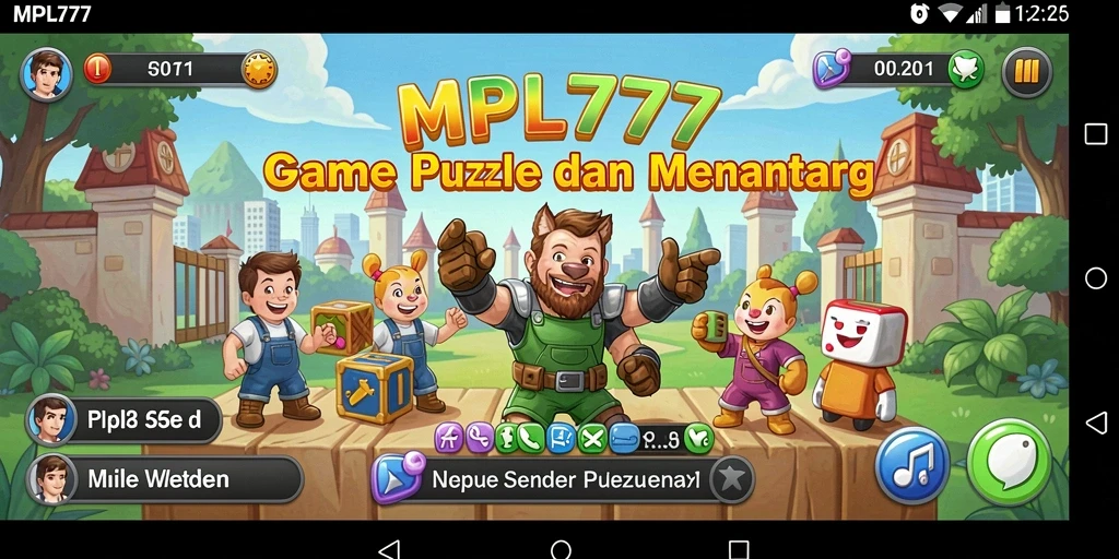 Gameplay MPL777 yang menantang di level Puzzle.