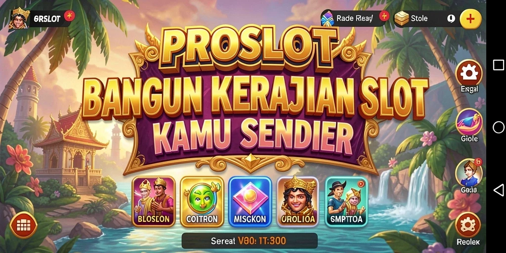 Gameplay menarik PROSLOT yang menampilkan mesin slot yang beragam.