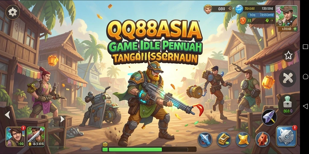 Screenshot gameplay QQ88ASIA menampilkan momen seru dan strategi permainan.