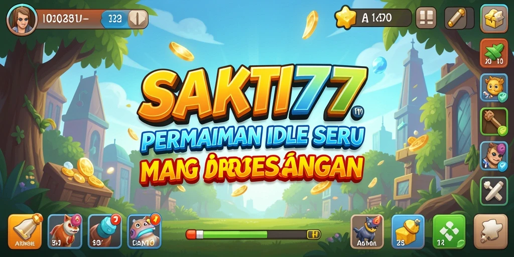 Tampilan gameplay <strong>SAKTI77</strong> yang menarik dan interaktif dalam genre Idle.