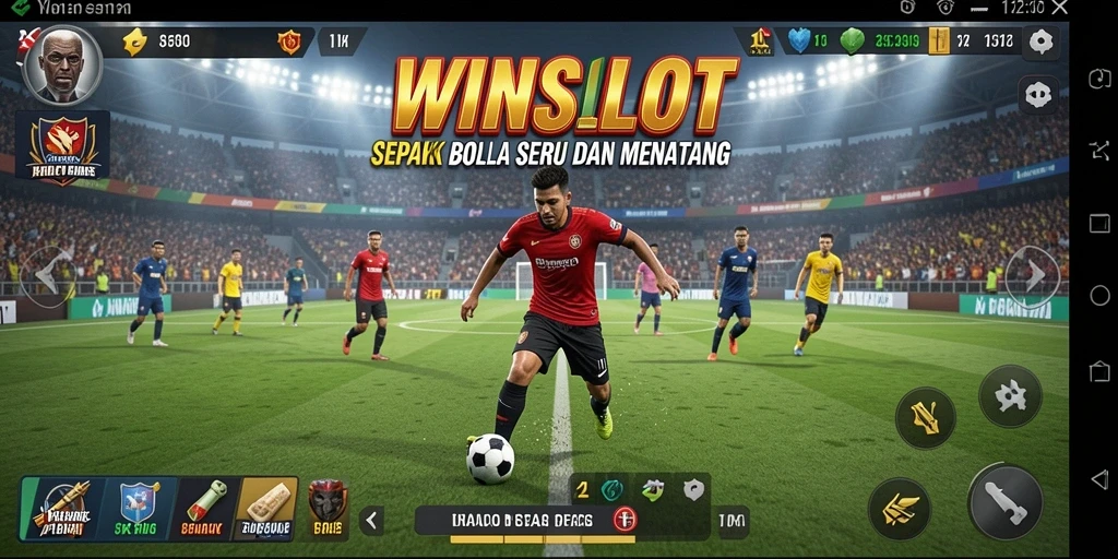 Tampilan gameplay WINSLOT yang seru saat bertanding di lapangan.