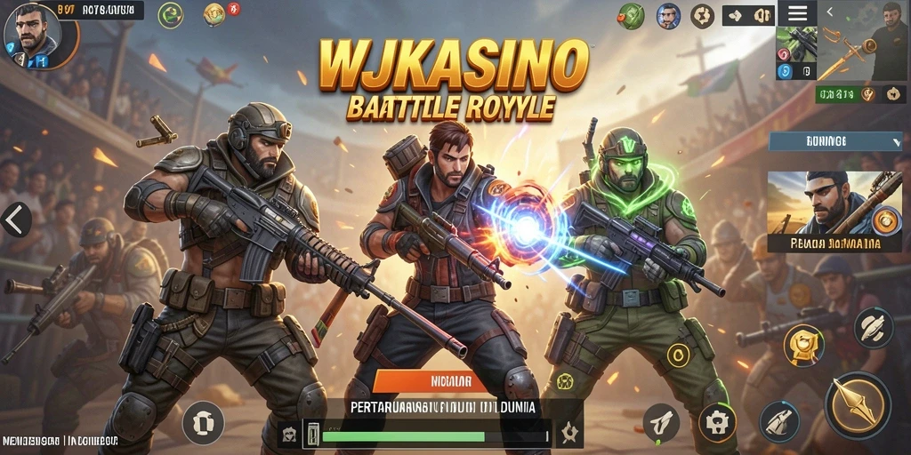 Gameplay menegangkan dalam WJKASINO dengan pertarungan intens.