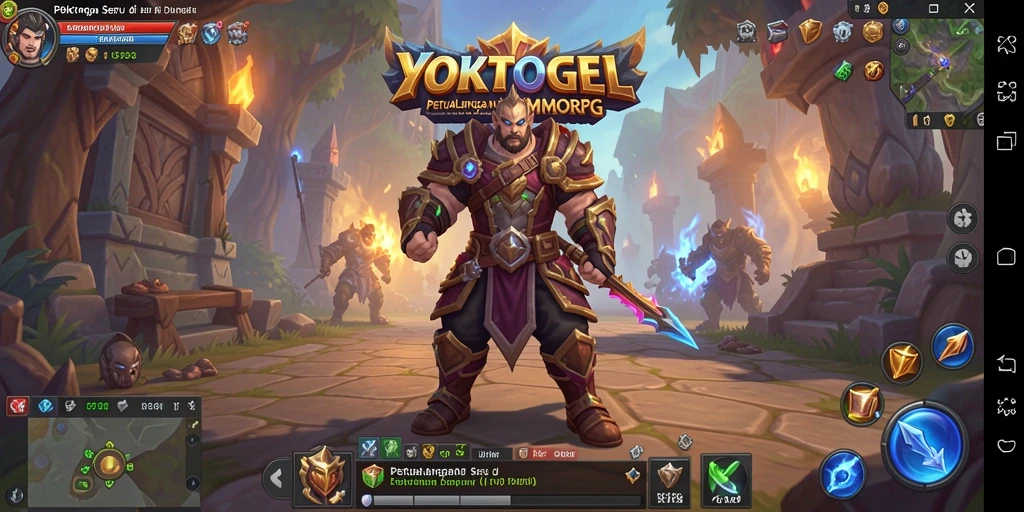 Tampilan Gameplay YOKTOGEL dengan aksi seru dan karakter yang berwarna.
